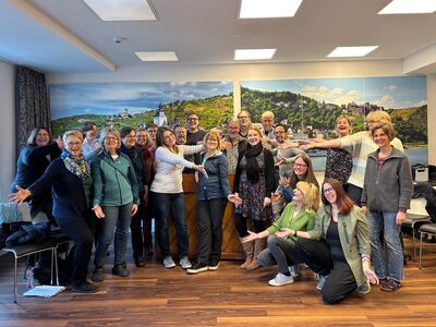 Der Good News Gospelchor bei der Probe